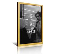 BBVCCL Poster del film Five Feet Apart, stampa decorativa in stile retrò, con cornice, stile moderno, per camera da letto, 30 x 45 cm