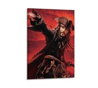 BBVCCL Poster del film Pirati dei Caraibi 1, stampa artistica da parete su tela, poster decorativo moderno per la camera da letto, per la camera da letto, 40 x 60 cm