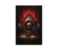 BBVCCL Warcraft - Poster decorativo da parete con cronache di videogiochi, stampa artistica su tela, poster decorativo moderno, per camera da letto, 20 x 30 cm