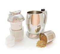 BBVegetal Macchina per Fare Latte Vegetale Fatto in Casa | Programma a Caldo per Soia, Avena e Riso | Prepara Mandorle e Frutta Secca | 2 Filtri per Personalizzare la Densità | 1,3L | Garanzia 3 Anni