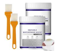 BBWELL Agente anti-perdite impermeabile 600 g, agente di rivestimento impermeabile trasparente, liquido impermeabilizzante trasparente, con spazzola e guanti, per bagno, WC, piastrelle, pareti, tetto