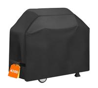 BBWELL Copertura Copri Barbecue da Esterno Impermeabile Telo Griglia a Gas BBQ, 420D Oxford, 145 x 61 x 117 cm, BBQ Cover con Anti Pioggia Polvere Sole Neve Pioggia Feci di Uccelli Tessuto