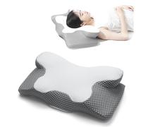 BBWELL Cuscino Cervicale per Dormire,Cuscino Ortopedico,Ergonomico Cuscino Memory Foam per Dormire di Lato, Supini e a Pancia in Giù per Allevia Il Dolore Al Collo e Alle Spalle,60 * 34 * 13/10CM