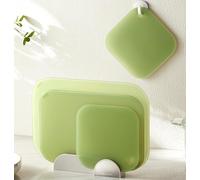 BBWELL Tagliere da Cucina,Tagliere Plastica Senza BPA,Cutting Board con 3 Misure,Tagliere Cucina Set in Plastica Antiscivolo,Tagliere in Plastica con Manici Rotondi