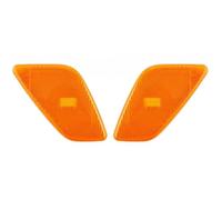 BBWUQIU Luce Retrovisore Laterale Compatibile con Jeep per Wrangler 1997 1998 1999 2000 2001 2002 2003 2004 2005 2006 Copertura Luce Indicatore di Direzione Laterale Auto Ambra Fumo(Amber)