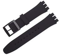 BBZ 17MM Cinturino in Silicone Compatibile con Swatch Watch Strap