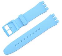 BBZ 17MM Cinturino in Silicone Compatibile con Swatch Watch Strap