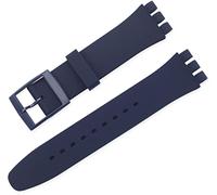 BBZ 19MM Cinturino in Silicone Compatibile con Swatch Watch Strap