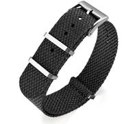 BBZ 20mm 22mm Linen Woven Watch Strap Compatibile con Rolex IWC Omega Strap Replacement Men Women 20mm 22mm
