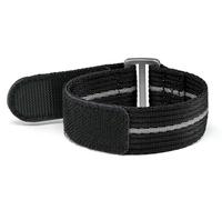 BBZ 20mm 22mm Pinstripe Polyester Nylon Watch Strap Compatibile con Replacement Men Women 20mm 22mm