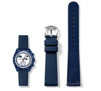 BBZ 20mm Quick Release Liquid Silicone Rubber Watch Cinturini Replacement Compatibile con Omega x Swatch MoonSwatch