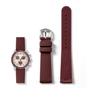 BBZ 20mm Quick Release Liquid Silicone Rubber Watch Cinturini Replacement Compatibile con Omega x Swatch MoonSwatch