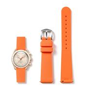 BBZ 20mm Quick Release Liquid Silicone Rubber Watch Cinturini Replacement Compatibile con Omega x Swatch MoonSwatch