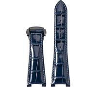 BBZ 25MM Folding Buckle Pelle Watch Strap Compatible con Omega Constellation Series Men Concave Interface Pelle WatchCinturino