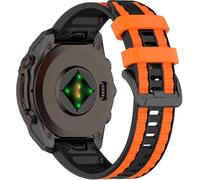 BBZ 26MM Quickfit Silicone Watch Strap Release Strap Compatibile con Garmin Fenix 8 51mm/Fenix 7X/Fenix 7X Pro/Fenix 6X/Fenix 6X Pro/Fenix 5X/Fenix 3