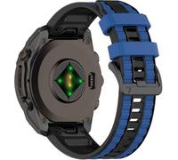 BBZ 26MM Quickfit Silicone Watch Strap Release Strap Compatibile con Garmin Fenix 8 51mm/Fenix 7X/Fenix 7X Pro/Fenix 6X/Fenix 6X Pro/Fenix 5X/Fenix 3