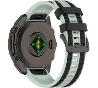 BBZ 26MM Quickfit Silicone Watch Strap Release Strap Compatibile con Garmin Fenix 8 51mm/Fenix 7X/Fenix 7X Pro/Fenix 6X/Fenix 6X Pro/Fenix 5X/Fenix 3