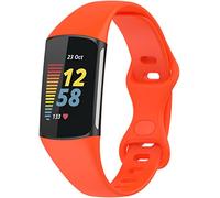 BBZ Charge 6 Cinturino,Charge 5 Cinturino,Soft Sport Silicone Watch Strap Compatible with Fitbit Fitbit Charge 5 Activity Tracker