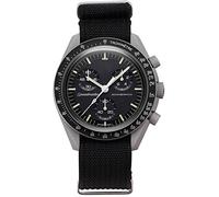 BBZ cinturini nylon 20mm Compatibile con Omega X Swatch Moon Watches Men Women,Vivoactive 3, Forerunner 245/645, Vivomove HR, Galaxy Watch