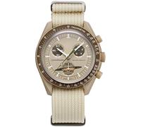 BBZ cinturini nylon 20mm Compatibile con Omega X Swatch Moon Watches Men Women，Vivoactive 3, Forerunner 245/645, Vivomove HR, Galaxy Watch