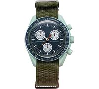 BBZ cinturini nylon 20mm Compatibile con Omega X Swatch Moon Watches Men Women，Vivoactive 3, Forerunner 245/645, Vivomove HR, Galaxy Watch