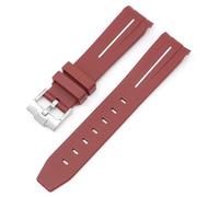 BBZ Cinturino in morbida gomma Nuovo cinturino in silicone compatibile con Omega X Swatch Moon Watches Men Women 20mm Curved End Rubber Wrist Band