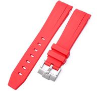 BBZ Cinturino in morbida gomma Nuovo cinturino in silicone compatibile con Omega X Swatch Moon Watches Men Women 20mm Curved End Rubber Wrist Band