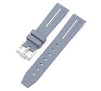 BBZ Cinturino in morbida gomma Nuovo cinturino in silicone compatibile con Omega X Swatch Moon Watches Men Women 20mm Curved End Rubber Wrist Band
