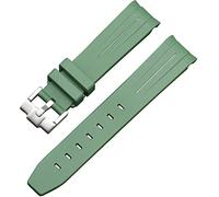BBZ Cinturino in morbida gomma Nuovo cinturino in silicone compatibile con Omega X Swatch Moon Watches Men Women 20mm Curved End Rubber Wrist Band
