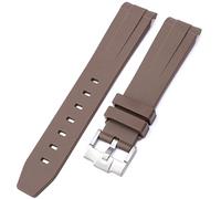 BBZ Cinturino in morbida gomma Nuovo cinturino in silicone compatibile con Omega X Swatch Moon Watches Men Women 20mm Curved End Rubber Wrist Band