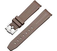 BBZ Cinturino in morbida gomma Nuovo cinturino in silicone compatibile con Omega X Swatch Moon Watches Men Women 20mm Curved End Rubber Wrist Band