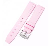 BBZ Cinturino in Morbida Gomma Nuovo Cinturino in Silicone Compatibile con Omega X Swatch Moon Watches Men Women 20mm Curved End Rubber Wrist Band