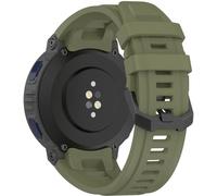 BBZ Cinturino Sportivo, Silicone Souple per Amazfit Active Edge (A2212), Nero, 22mm