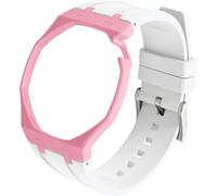 BBZ FKM Rubber Sport Watch Cinturini and case in Bioceramics Compatibile con swatch x audemars piguet royal pop(crown at 2 o’clock)