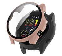 BBZ Forerunner 165 Cover,9H Hardness 360 °All-round Protective Custodia a copertura completa con pellicola protettiva Compatibile con Garmin Forerunner 165 Music