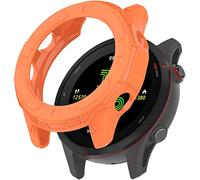 BBZ Forerunner 955 Custodia,Pellicola Protettiva in Vetro + Cornice in plastica Rigida, Protezione Completa Compatibile con Garmin Forerunner 955