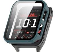 BBZ Hard PC Bumper Case HD Clear Tempered Glass Film Scratch Resistant Shell Protective Case Cover Compatibile con Garmin Venu X1