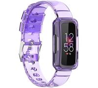 BBZ Inspire 3 Cinturino,Transparent Sostituzione Soft Silicone Sport Bands Braccialetto da Braccialetto Compatibile con Fitbit Inspire 3 Activity Tracker