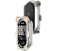 BBZ Little Bear single-row drilling and hollow-out PC + metal watch Custodia Compatibile con Xiaomi 8 9 10