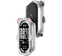 BBZ Little Bear single-row drilling and hollow-out PC + metal watch Custodia Compatibile con Xiaomi 8 9 10