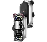 BBZ Little Bear single-row drilling and hollow-out PC + metal watch Custodia Compatibile con Xiaomi 8 9 10