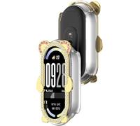 BBZ Little Bear single-row drilling and hollow-out PC + metal watch Custodia Compatibile con Xiaomi 8 9 10