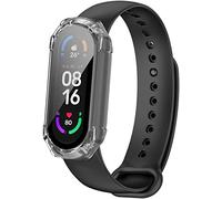 BBZ Mi Band 6 Custodia,Protettiva in TPU per Protezione dello Schermo Armatura compatibili con Mi Band 5,Mi Band 4