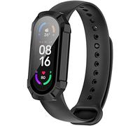 BBZ Mi Band 6 Custodia,Protettiva in TPU per Protezione dello Schermo Armatura compatibili con Mi Band 5,Mi Band 4