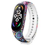 BBZ Mi Band 7 Cinturino,Cinturino da polso con cinturino di ricambio in silicone colorato compatibile con Xiaomi band 7