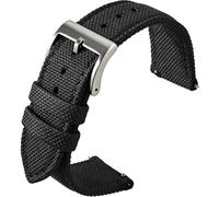 BBZ Nylon Watch Cinturini, Multicolor Watch Bands Replacement per Men Women 20mm 22mm Premium Ballistic with Military Heavy Duty Silver Stainless Steel Buckle