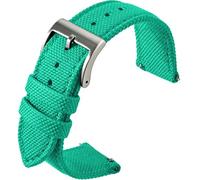 BBZ Nylon Watch Cinturini, Multicolor Watch Bands Replacement per Men Women 20mm 22mm Premium Ballistic with Military Heavy Duty Silver Stainless Steel Buckle