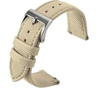 BBZ Nylon Watch Cinturini, Multicolor Watch Bands Replacement per Men Women 20mm 22mm Premium Ballistic with Military Heavy Duty Silver Stainless Steel Buckle