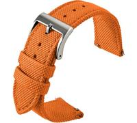 BBZ Nylon Watch Cinturini, Multicolor Watch Bands Replacement per Men Women 20mm 22mm Premium Ballistic with Military Heavy Duty Silver Stainless Steel Buckle