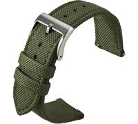 BBZ Nylon Watch Cinturini, Multicolor Watch Bands Replacement per Men Women 20mm 22mm Premium Ballistic with Military Heavy Duty Silver Stainless Steel Buckle